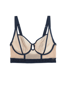 Tivoli Mesh Wired Longline Balcony Bra (A-E)