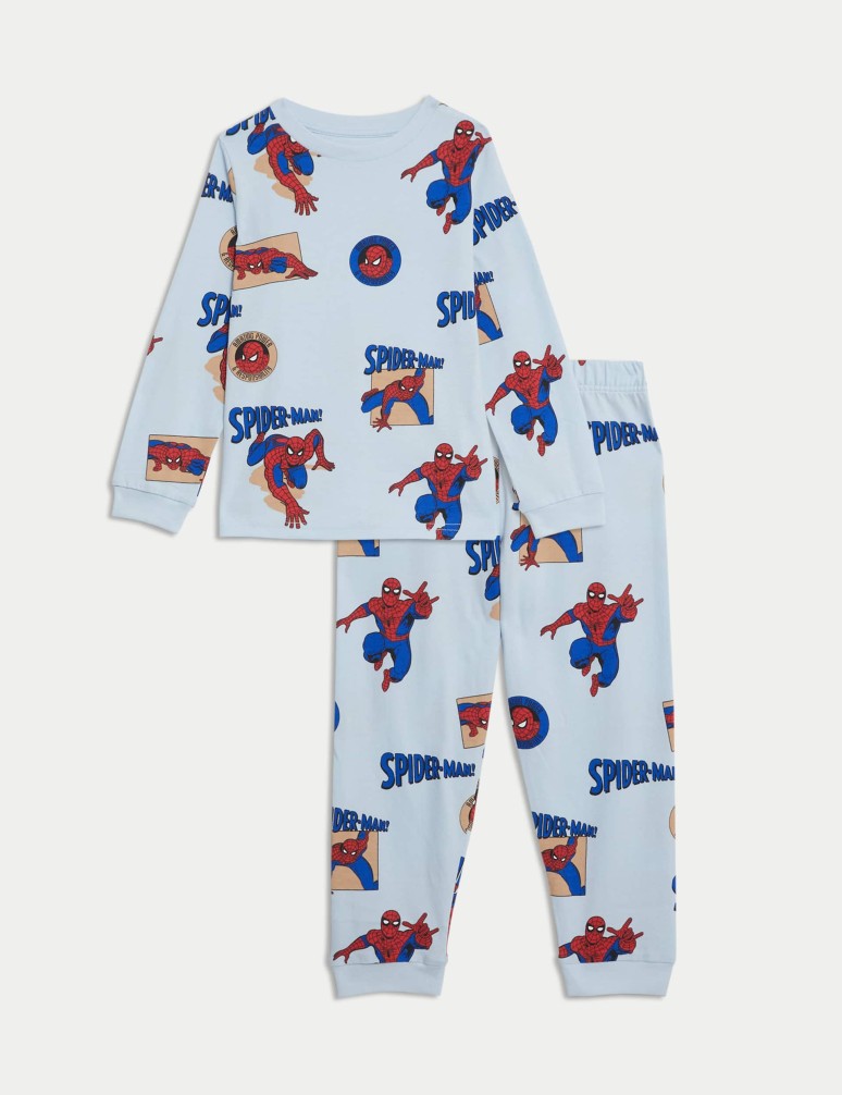 Pure Cotton Spider-Man™ Pyjamas (2-8 Yrs)