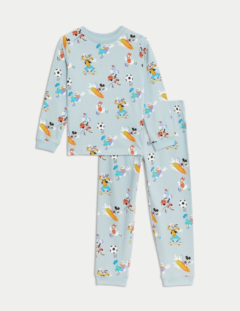 Pure Cotton Mickey Mouse™ Pyjamas (1-8 Yrs)