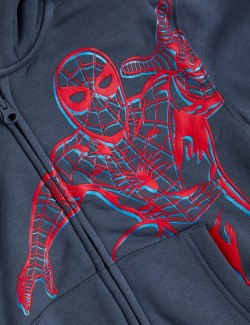 Cotton Rich Spider-Man™ Zip Hoodie (2-8 Yrs)