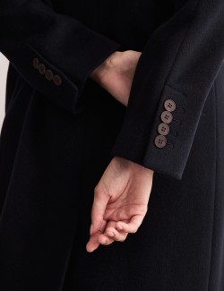 Pure Wool Longline Boyfriend Coat