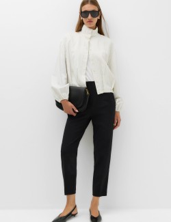 Tapered Ankle Grazer Trousers