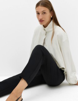 Tapered Ankle Grazer Trousers