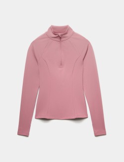 Essential  Half Zip Fitted Running Top