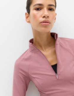 Essential  Half Zip Fitted Running Top