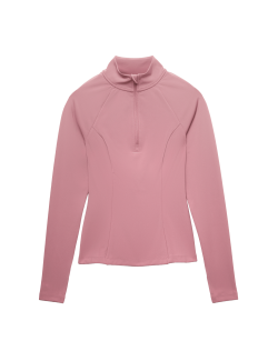 Essential  Half Zip Fitted Running Top