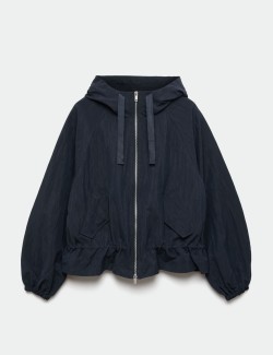 Peplum Parka Jacket
