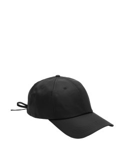 Nylon Bow Detail Baseball Cap