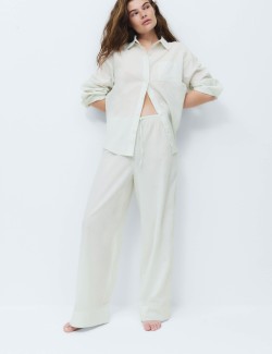 Pure Cotton Striped Pyjama Bottoms