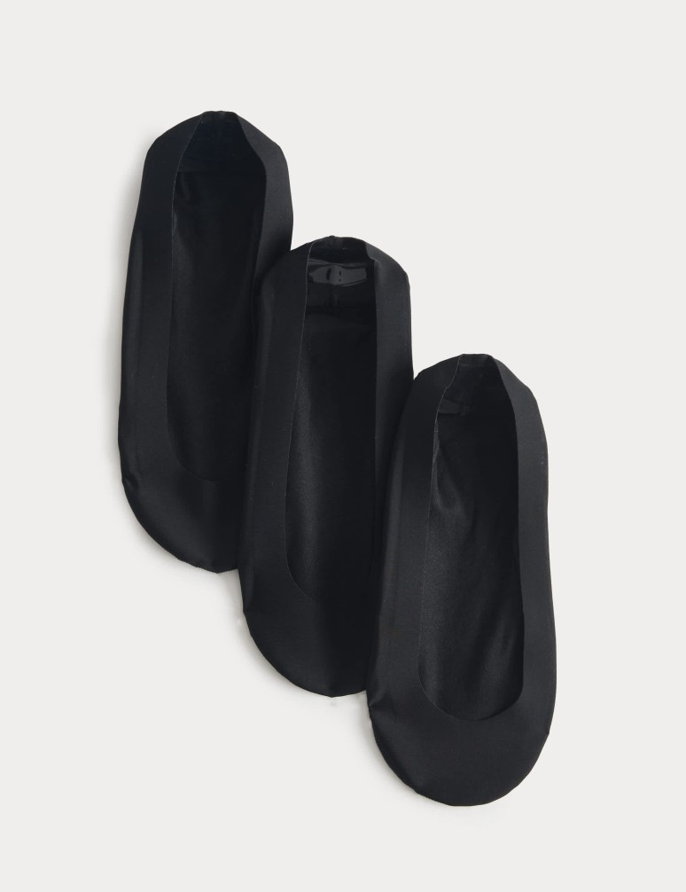 3 Pack Cotton Blend Footsies