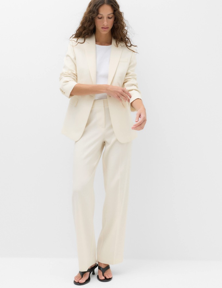 Ultimate Pleat Front Straight Leg Trousers