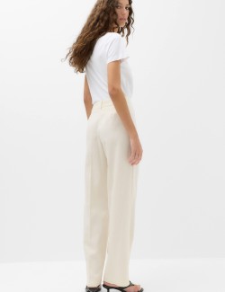 Ultimate Pleat Front Straight Leg Trousers