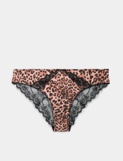 Clara Papertouch Leopard Brazilian Knickers