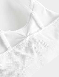 Jasmine Lace Non Wired Seamfree Crop Top