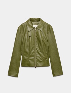 Bunda typu Harrington z umělé kůže