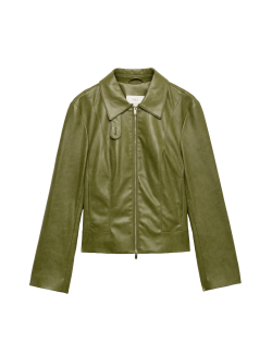 Bunda typu Harrington z umělé kůže