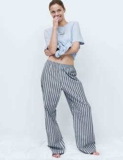 Cotton Rich Printed Pyjama Set