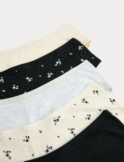5 Pack Cotton Modal Hipster Knickers