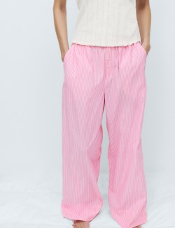 Pure Cotton Striped Pyjama Bottoms