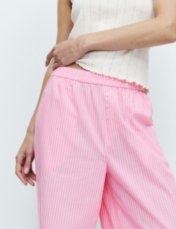 Pure Cotton Striped Pyjama Bottoms