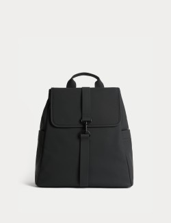 Faux Leather Backpack