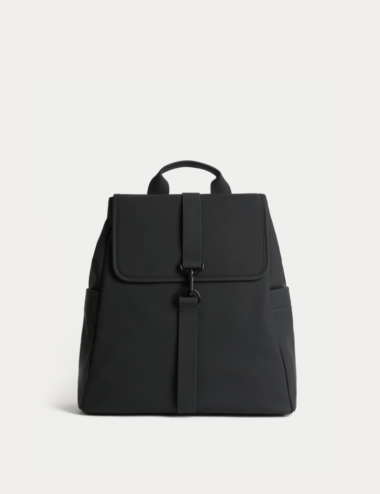 Faux Leather Backpack