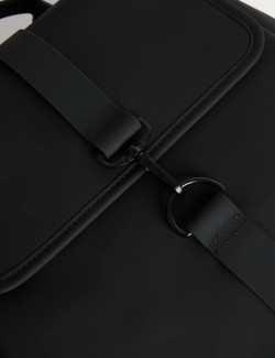 Faux Leather Backpack