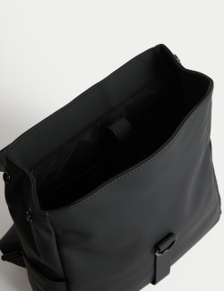 Faux Leather Backpack