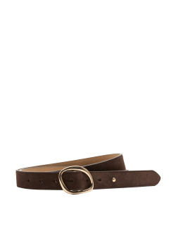 Suede Feature Buckle Jeans Belt