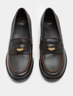 Leather Penny Loafers