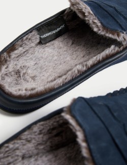 Suede Mule Moccasins