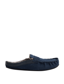 Suede Mule Moccasins
