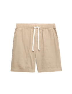Pure Cotton Woven Loungewear Shorts