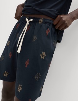 Pure Cotton Cactus Print Pyjama Set