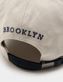 Čistě bavlněná baseballová čepice Brooklyn