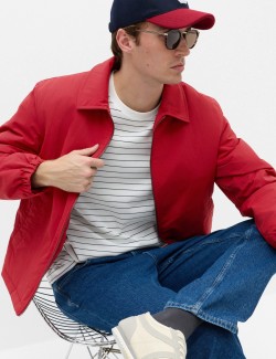 Bunda Harrington s vycpávkami a zipem