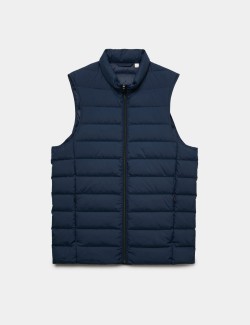 Feather and Down Padded Lightweight Gilet