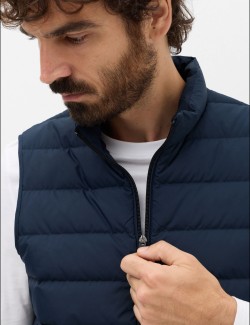 Feather and Down Padded Lightweight Gilet
