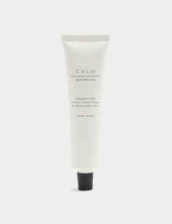 Krém na ruce Calm s vůní levandule, sladkých pomerančů, dřeva kafrovníku a cedrového dřeva z kolekce Apothecary, 60 ml