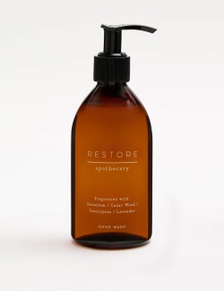 Tekuté mýdlo na ruce Restore s vůní pelargonie, cedrového dřeva, eukalyptu a levandule z kolekce Apothecary, 250 ml