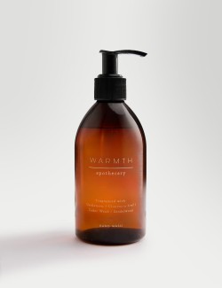 Tekuté mýdlo na ruce Warmth s vůní kardamomu, skořicových listů, cedrového a santalového dřeva z kolekce Apothecary, 250 ml