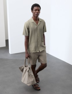 Short Sleeve Geometric Shirt