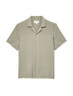 Short Sleeve Geometric Shirt