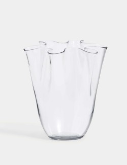 Medium Glass Handkerchief Vase
