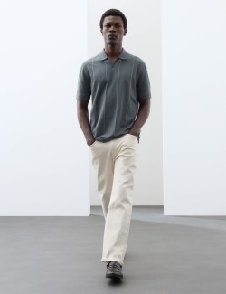 Supima® Cotton Rich Striped Polo Shirt