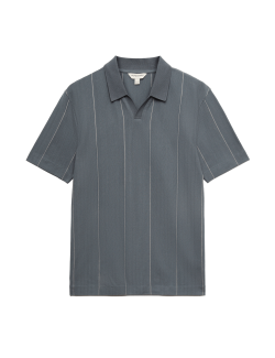 Supima® Cotton Rich Striped Polo Shirt