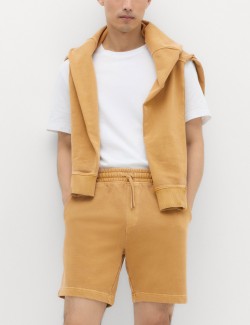 Pure Cotton Elasticated Waist Shorts