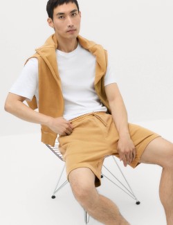 Pure Cotton Elasticated Waist Shorts