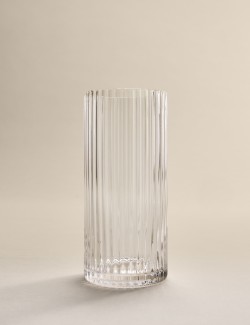 Set of 4 Celine Ribbed Hi Ball Glasses