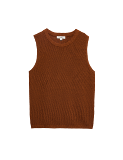 Cotton Rich Slim Fit Knitted Top